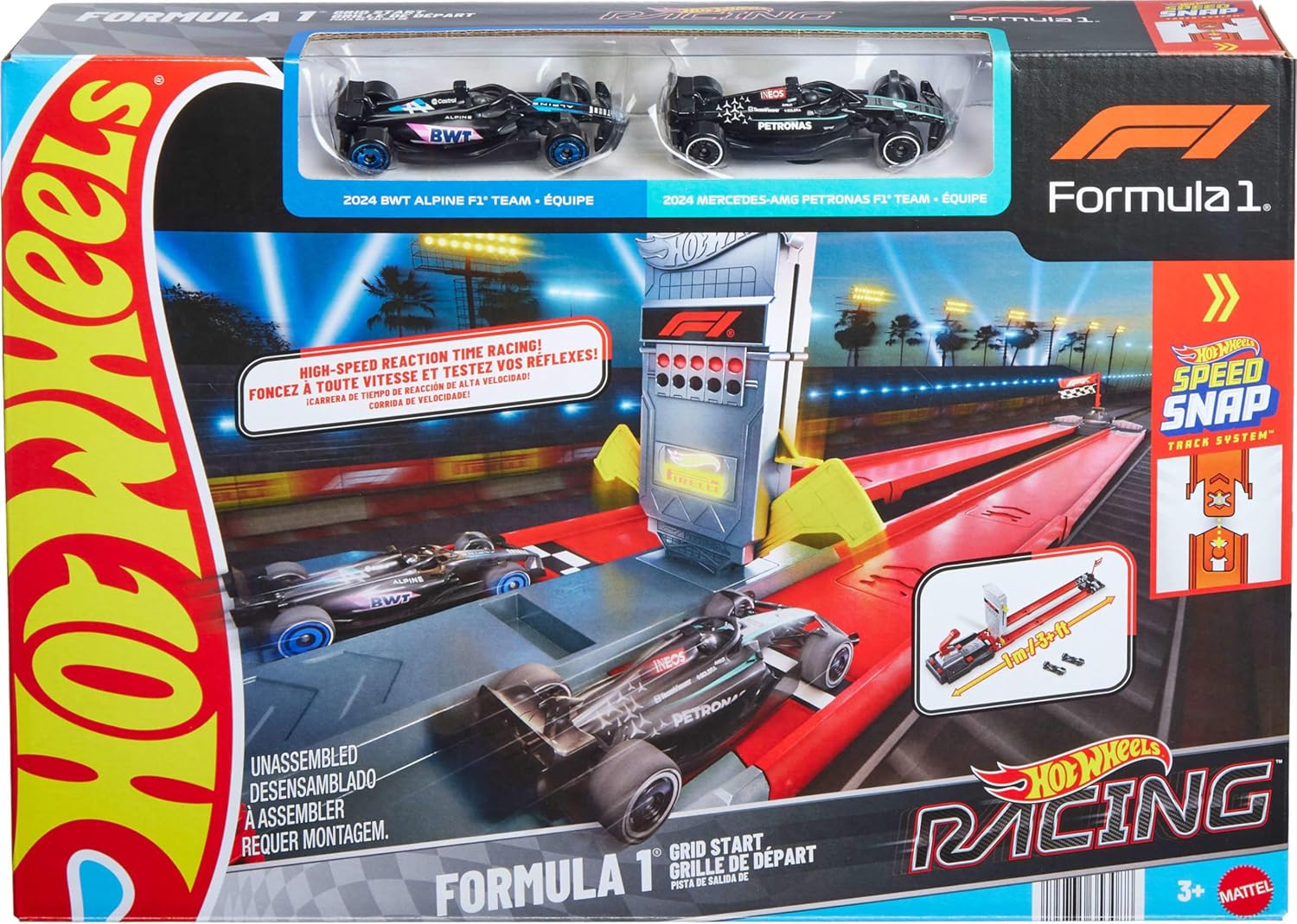 Hot Wheels Formula 1 Yarışı Başlanğıc Qrid Treki Dəsti