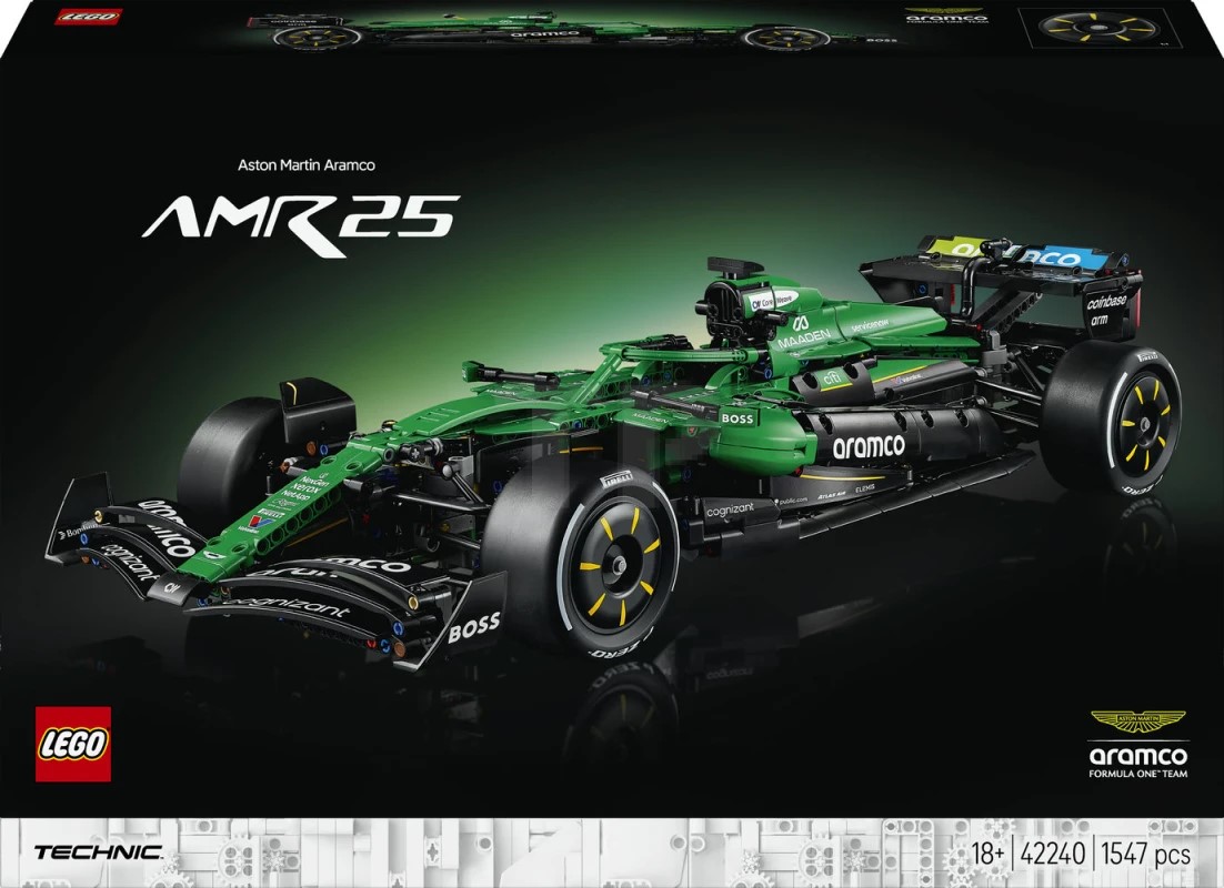 LEGO Aston Martin Aramco AMR25 F1 Car (42240)
