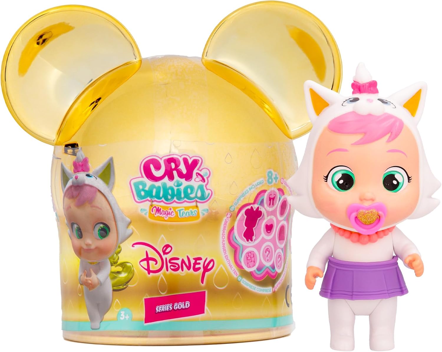 CRY BABIES Magic Tears Disney «Mari» kolleksiya mini kuklası