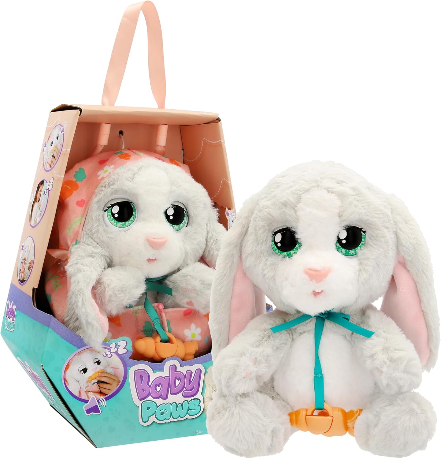 Baby Paws Bunny — interaktiv yumşaq dovşan oyuncağı