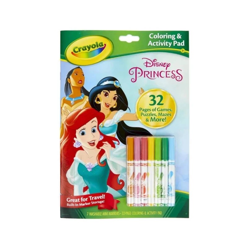 COLOR & ACTIVITY PAD, DISNEY PRINCESS