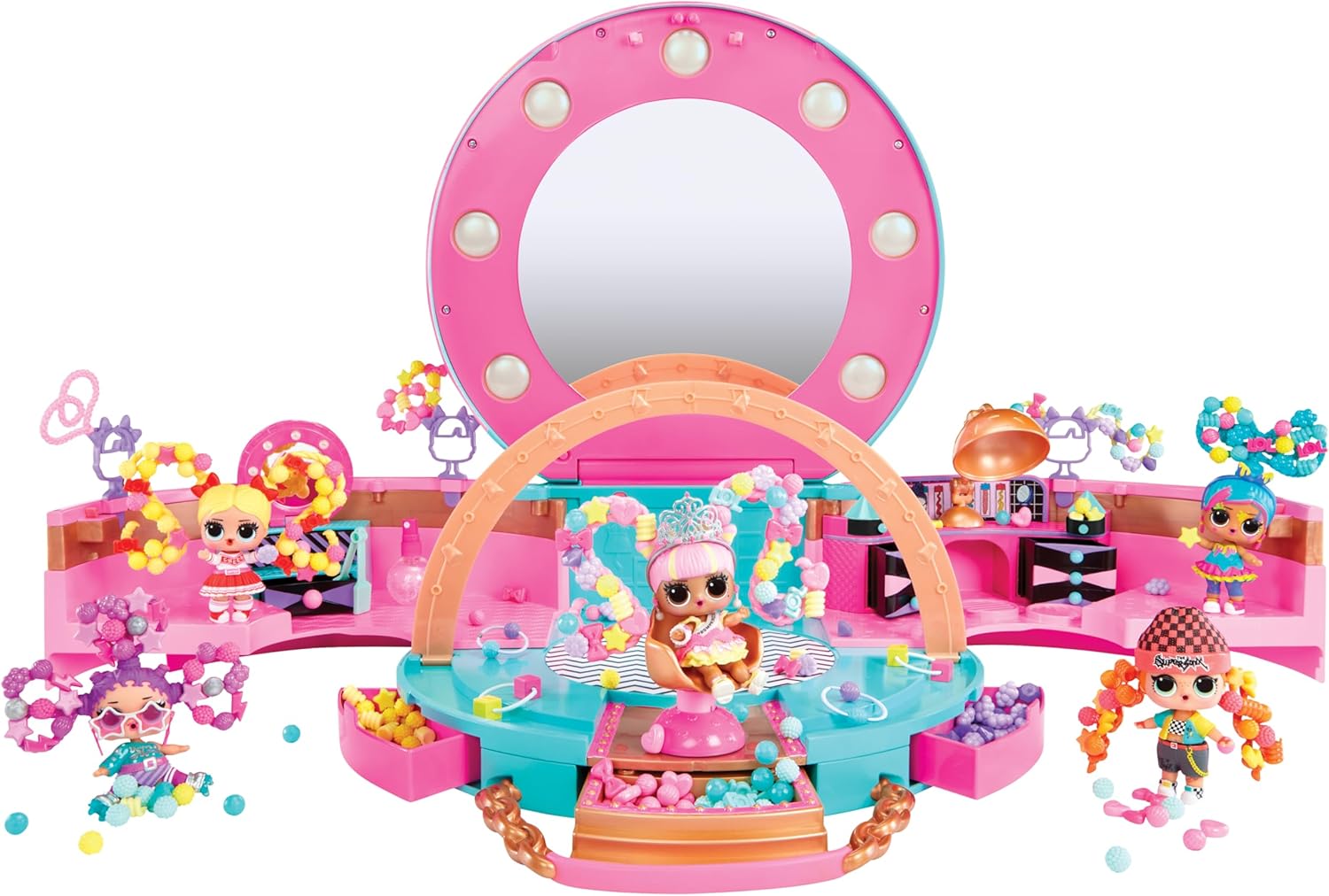 LOL Surprise Hair Beads Salon Playset with Doll