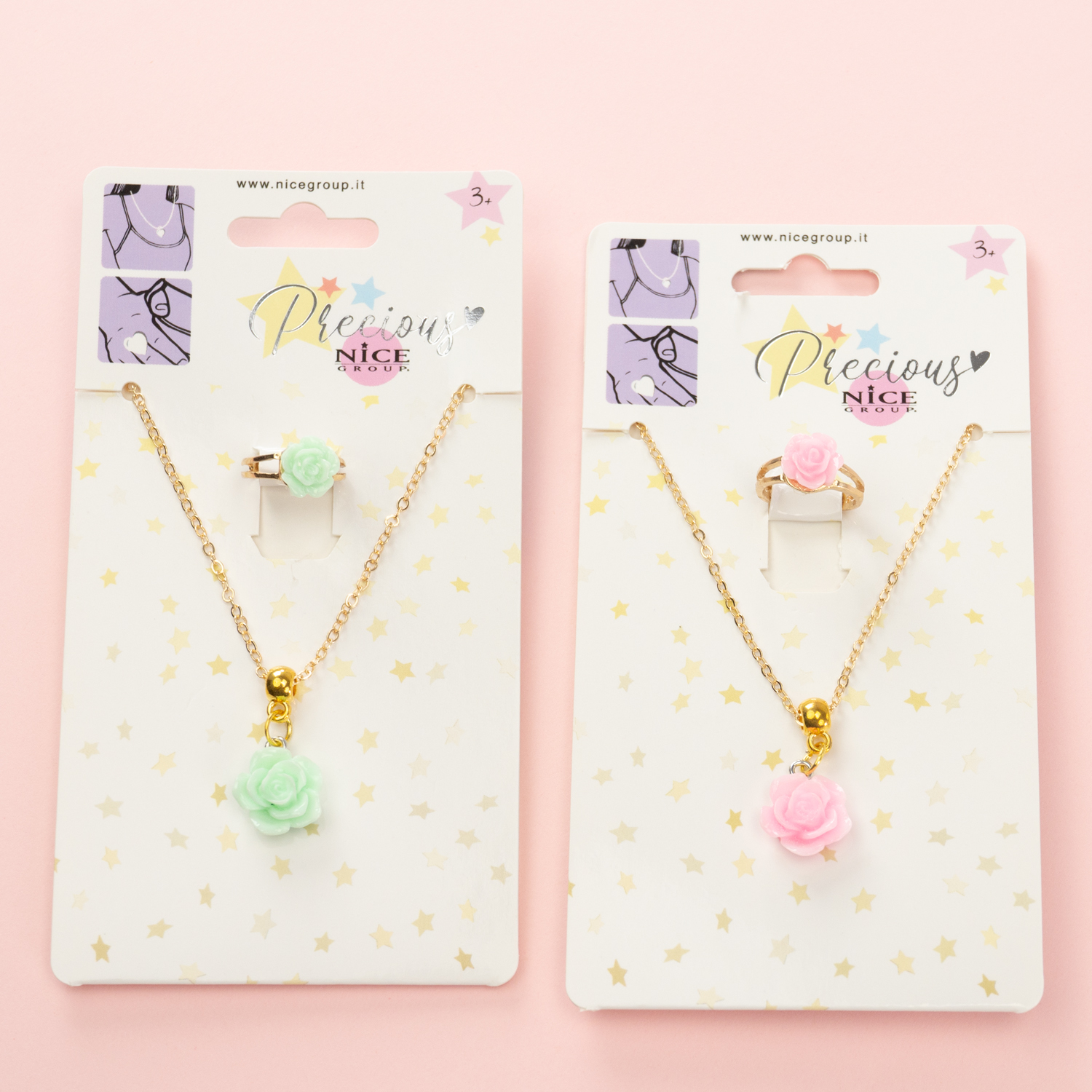 Zərif qızılgül zinət əşyaları