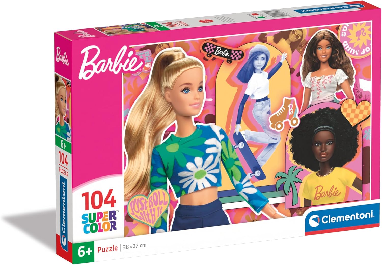 PUZZLE 104 BARBIE SUPER COLOR