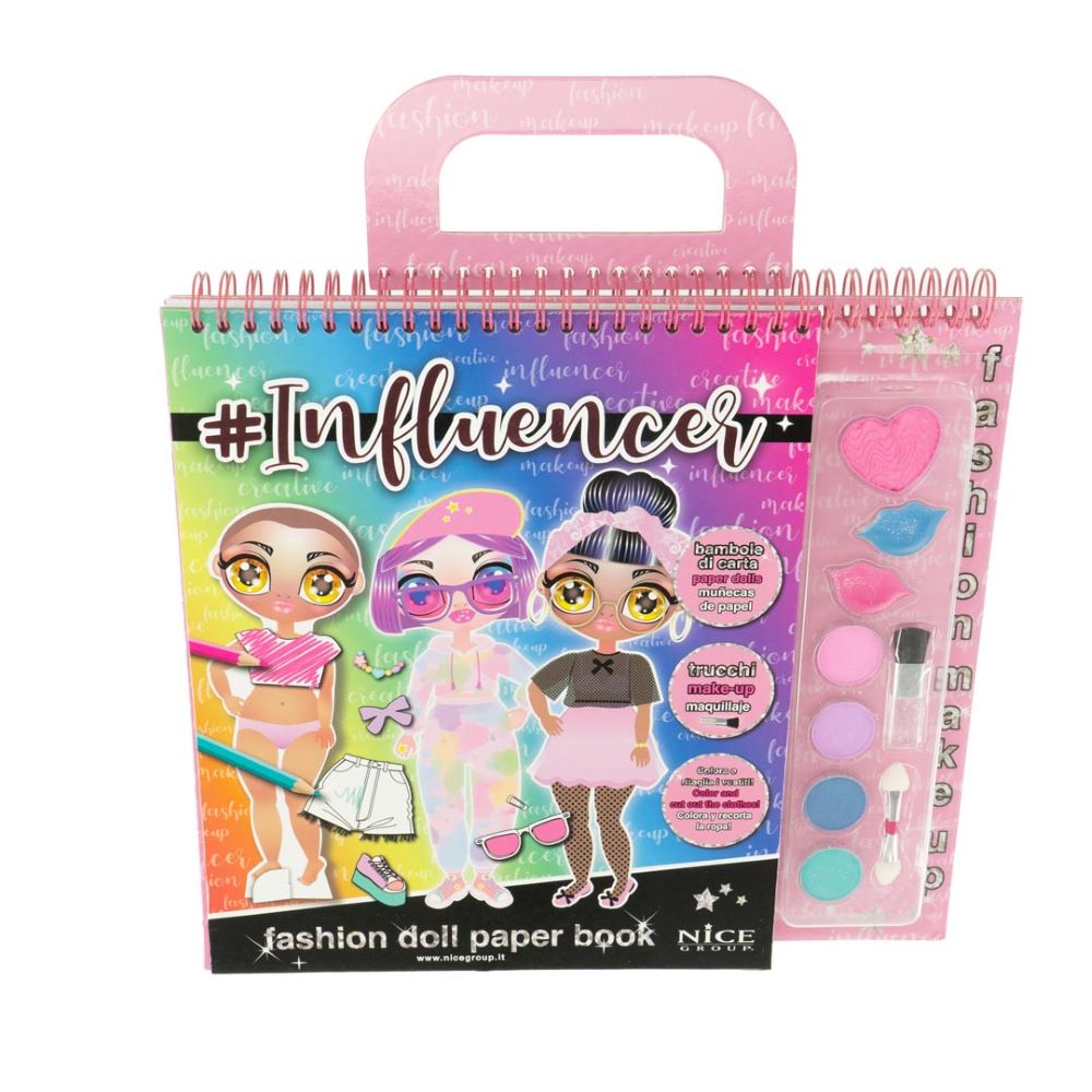 Influencer Fashion Doll Paper Book