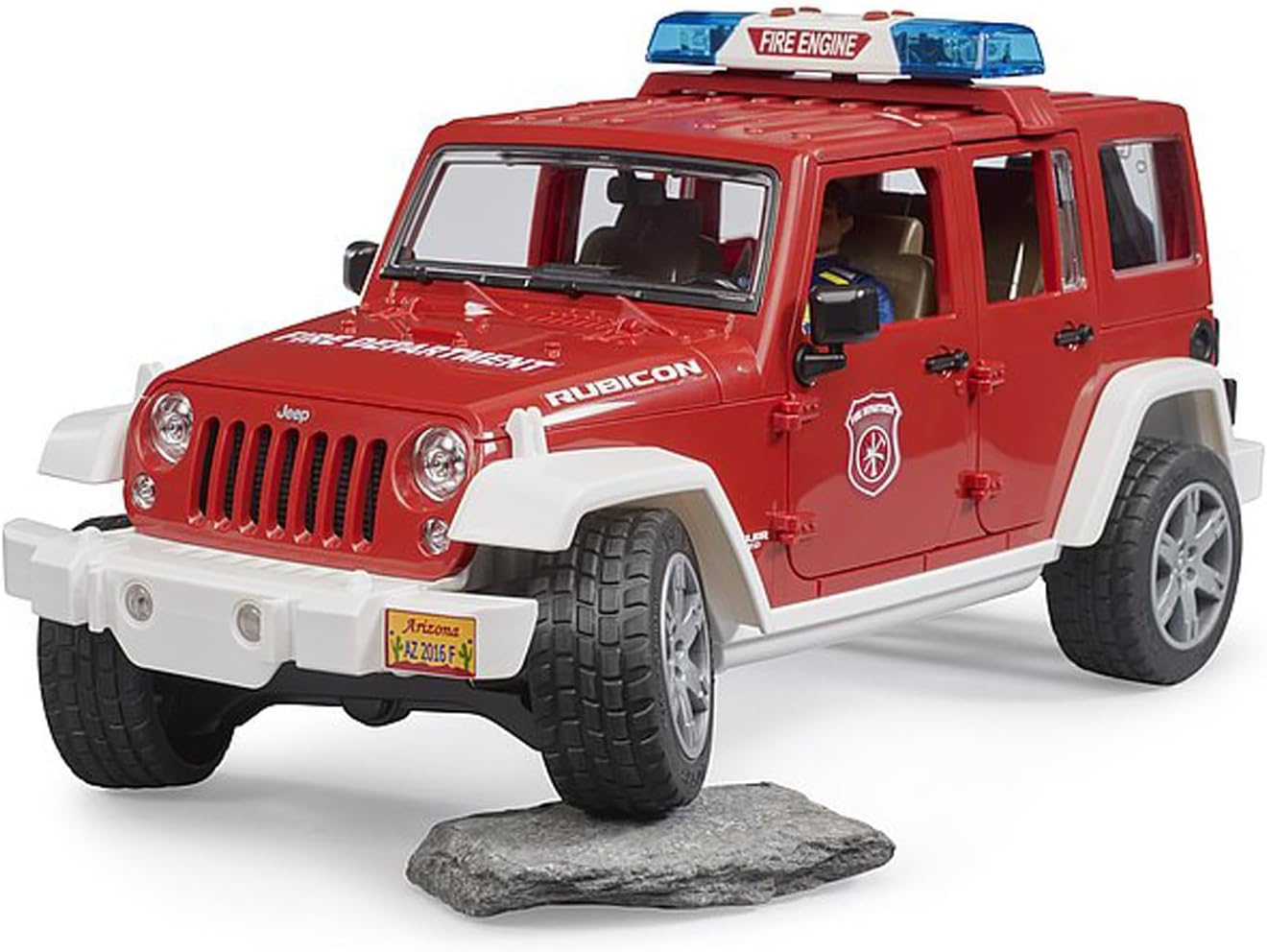 Bruder Jeep Rubicon fire Vehicle w Fireman