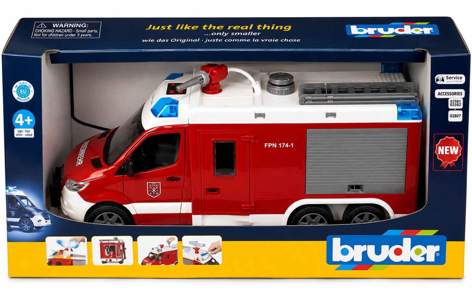 Bruder MB Sprinter Fire Truck with Light and Sound Module