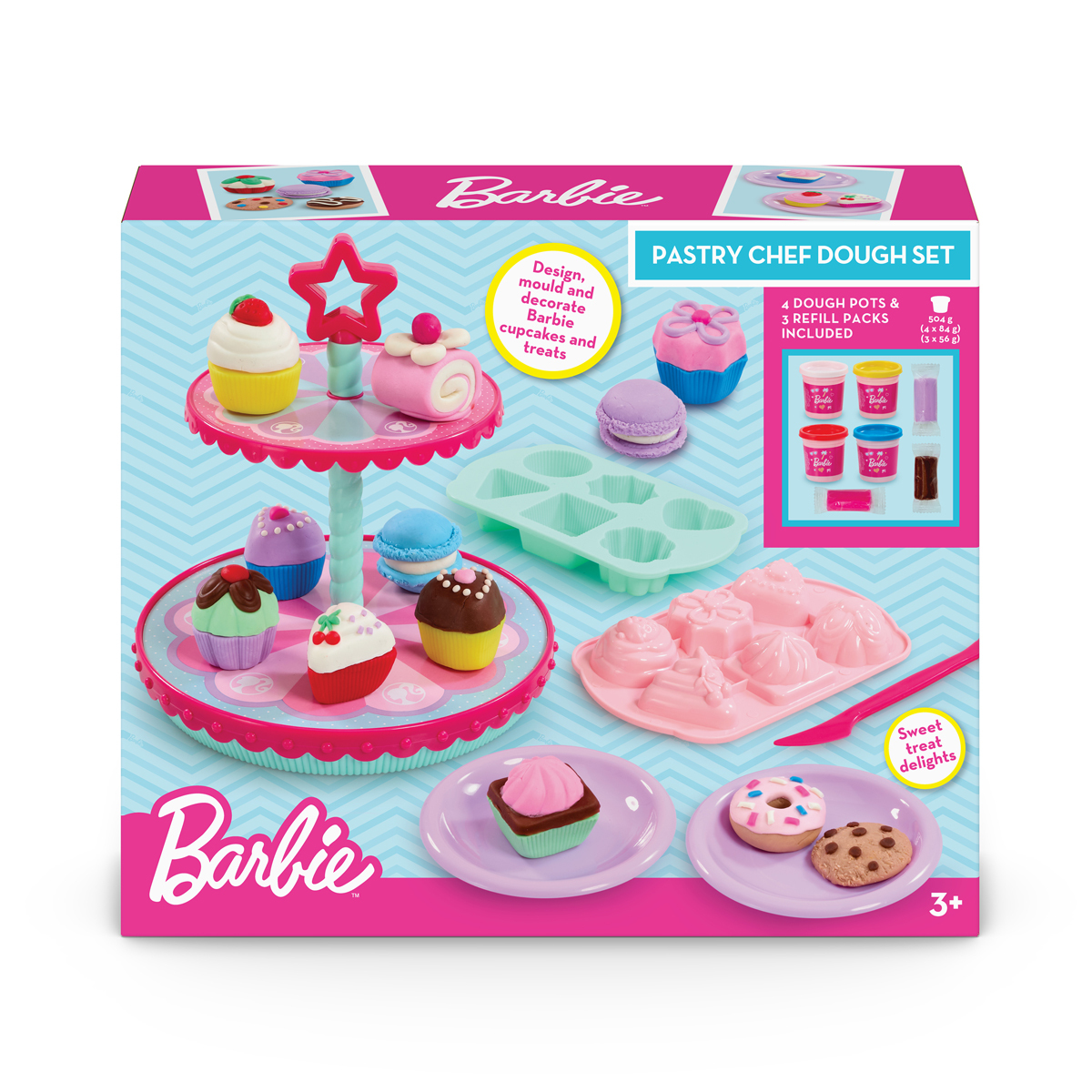 Barbie Pastry Chef Dough Playset