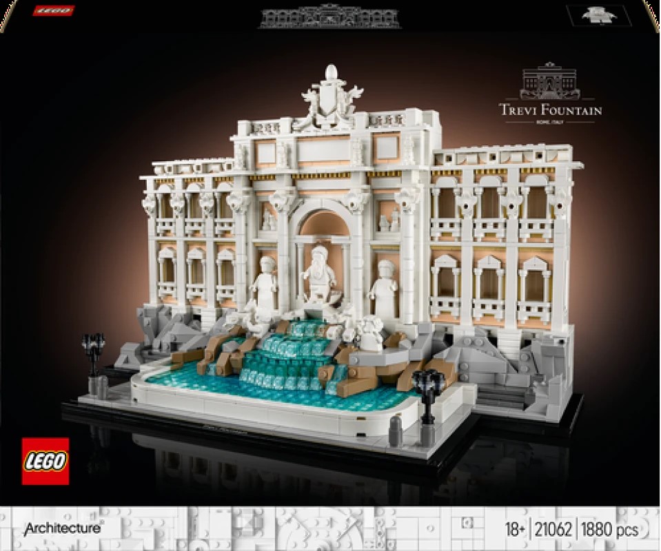 Konstruktor LEGO Architecture Trevi Fountain V29, yetkin yaşlılar üçün, 
1880 hissə - 21062