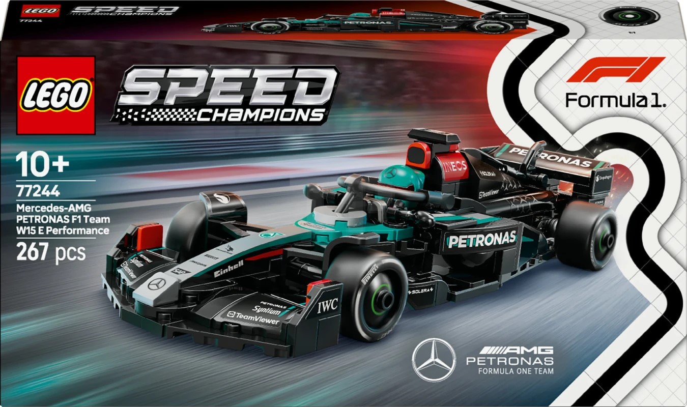 Konstruktor LEGO Mercedes-AMG F1 W15 Race Car 77244, 10 yaş+, 267 hissə - 
77244