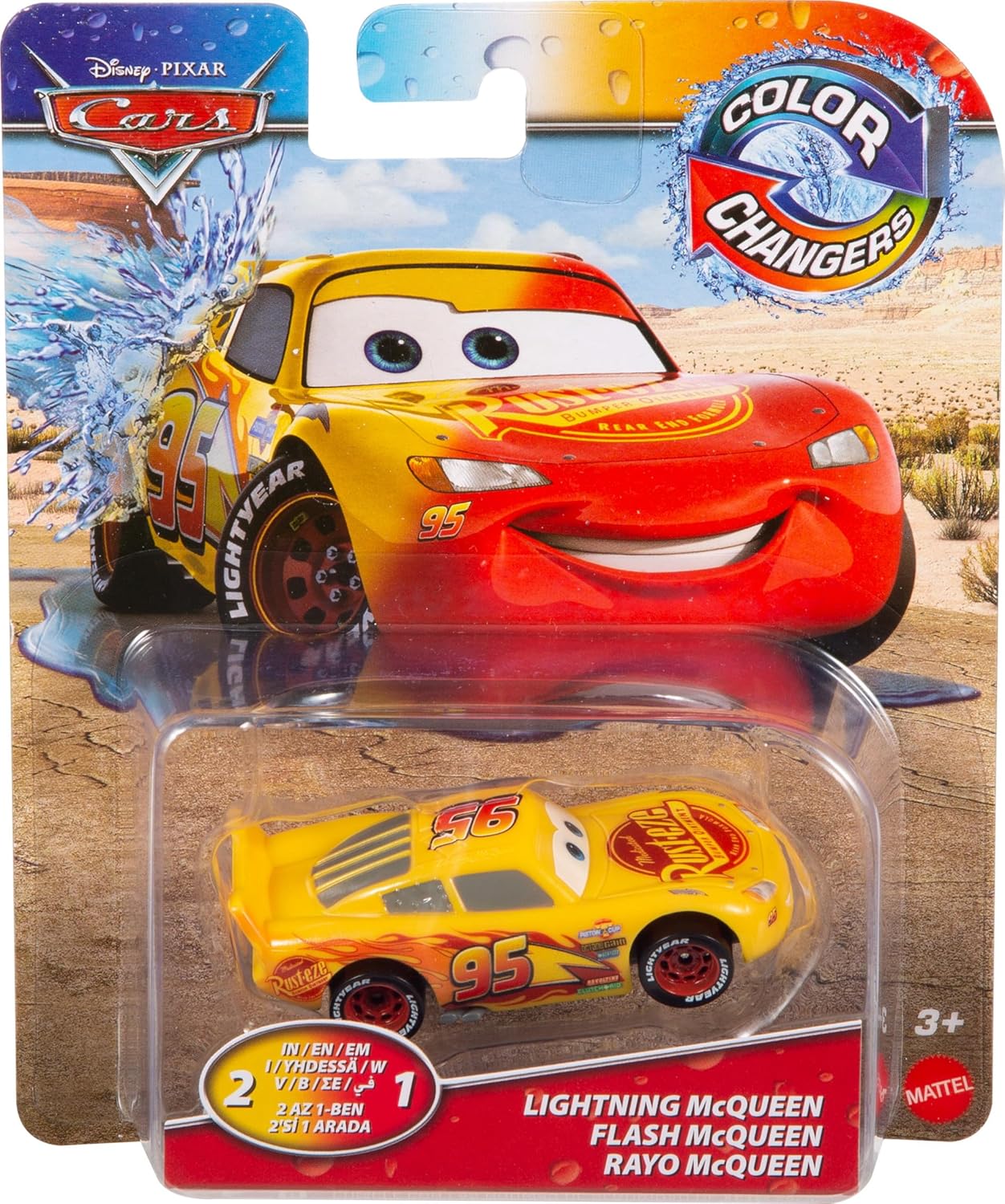 Disney And Pixar Cars Color Changers Collection, Toy Cars Change Color With Water