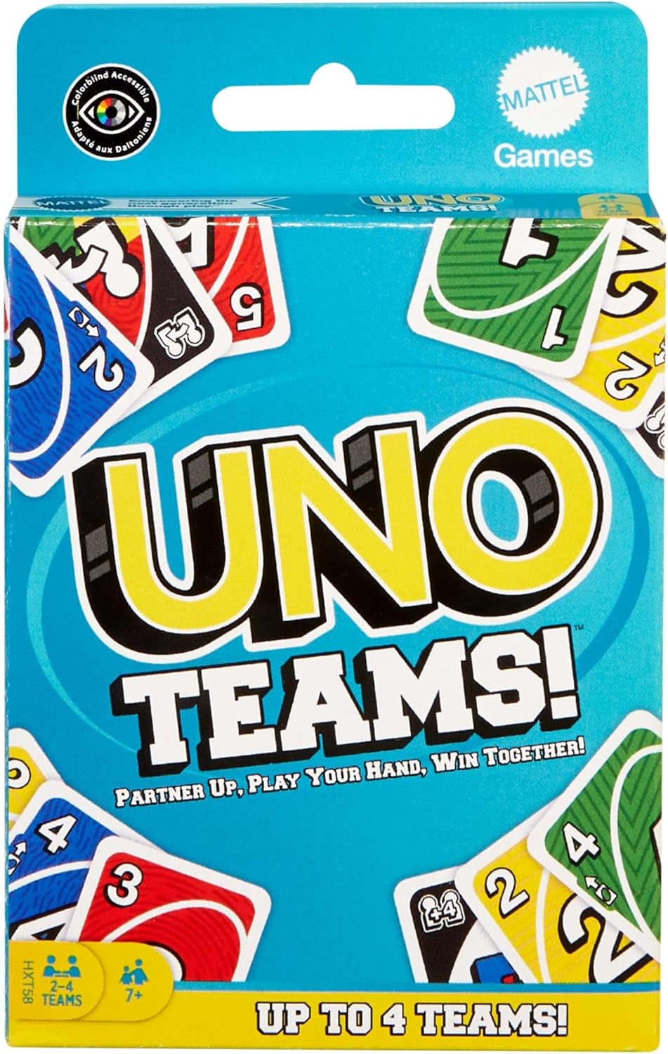 UNO HXT58 Teams Playing Cards Card Game
