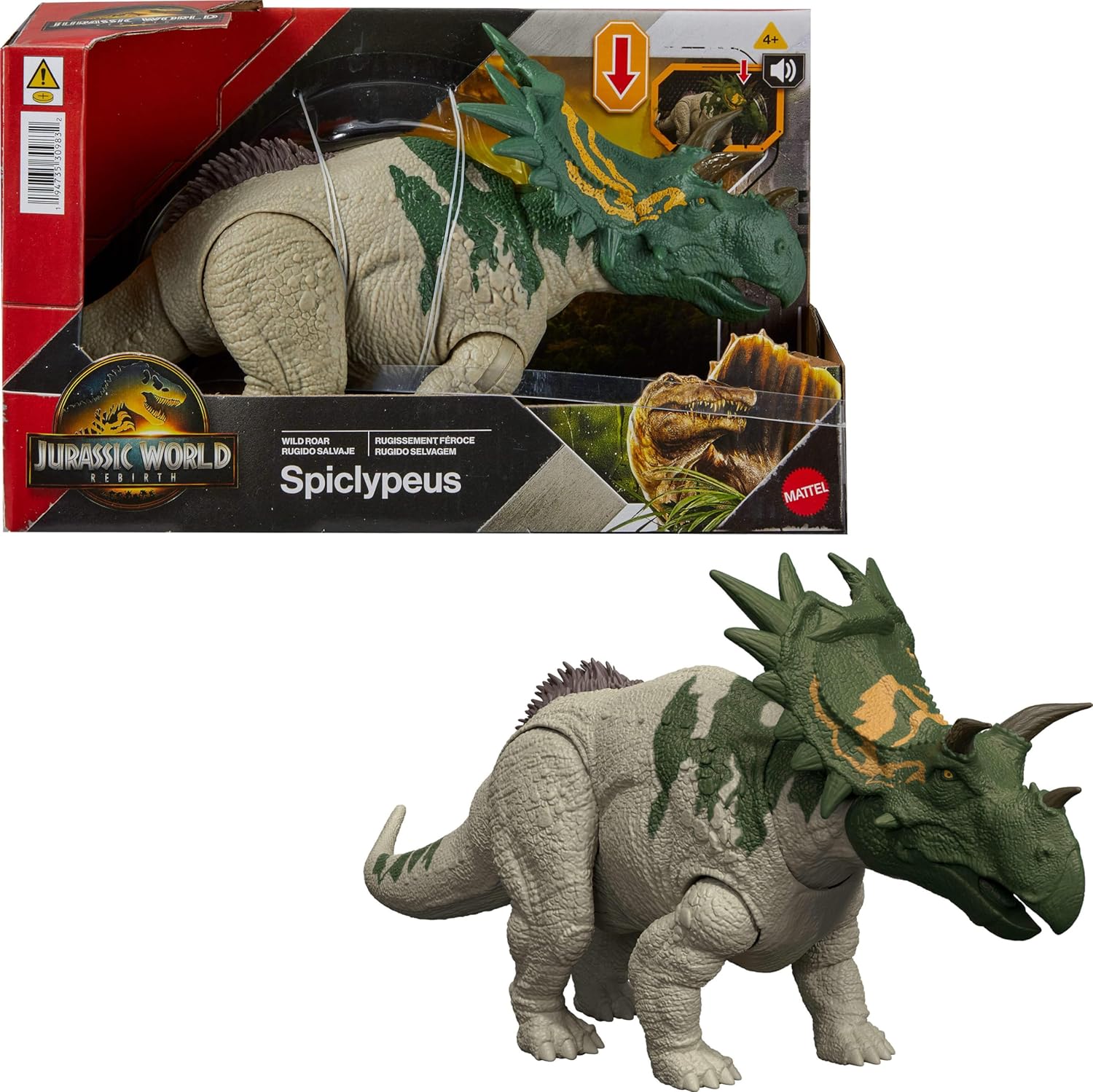 Jurassic World Wild Roar Figure (Styles May Vary)