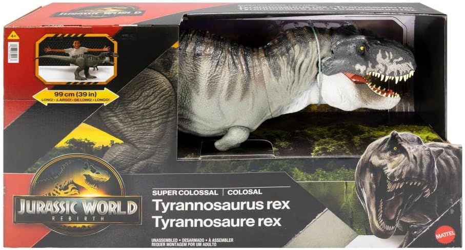 Mattel Jurassic World Rebirth Super Colossal Tyrannosaurus Rex