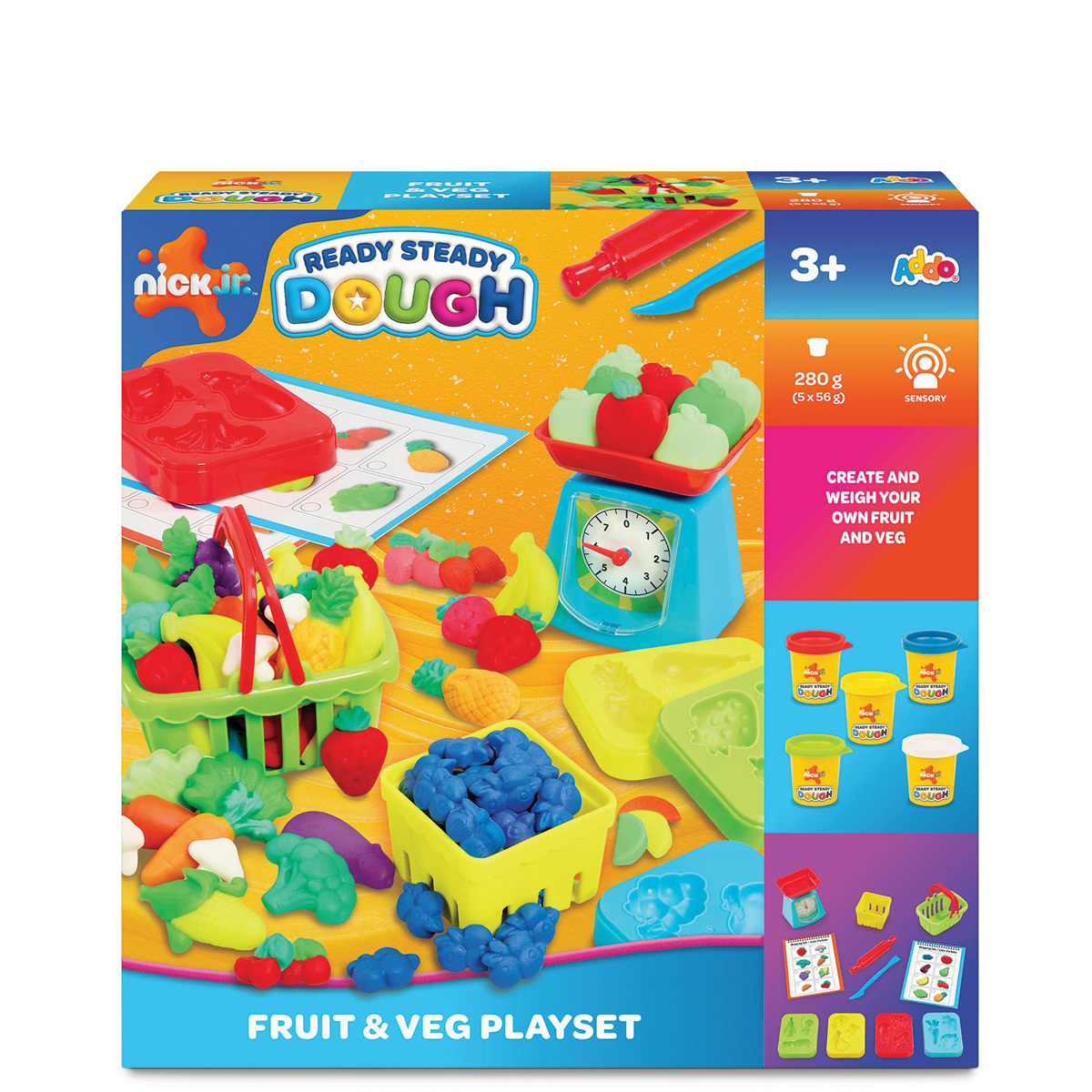Nick Jr. Ready Steady Dough Fruit and Veg Playset