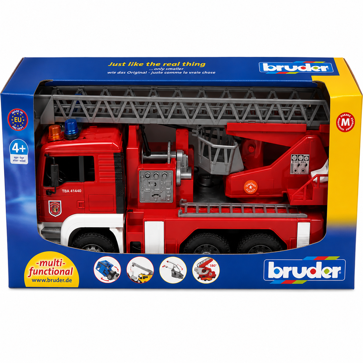MAN TGA FIRE ENGINE W LADDER WATER PUMP L+S MODULE