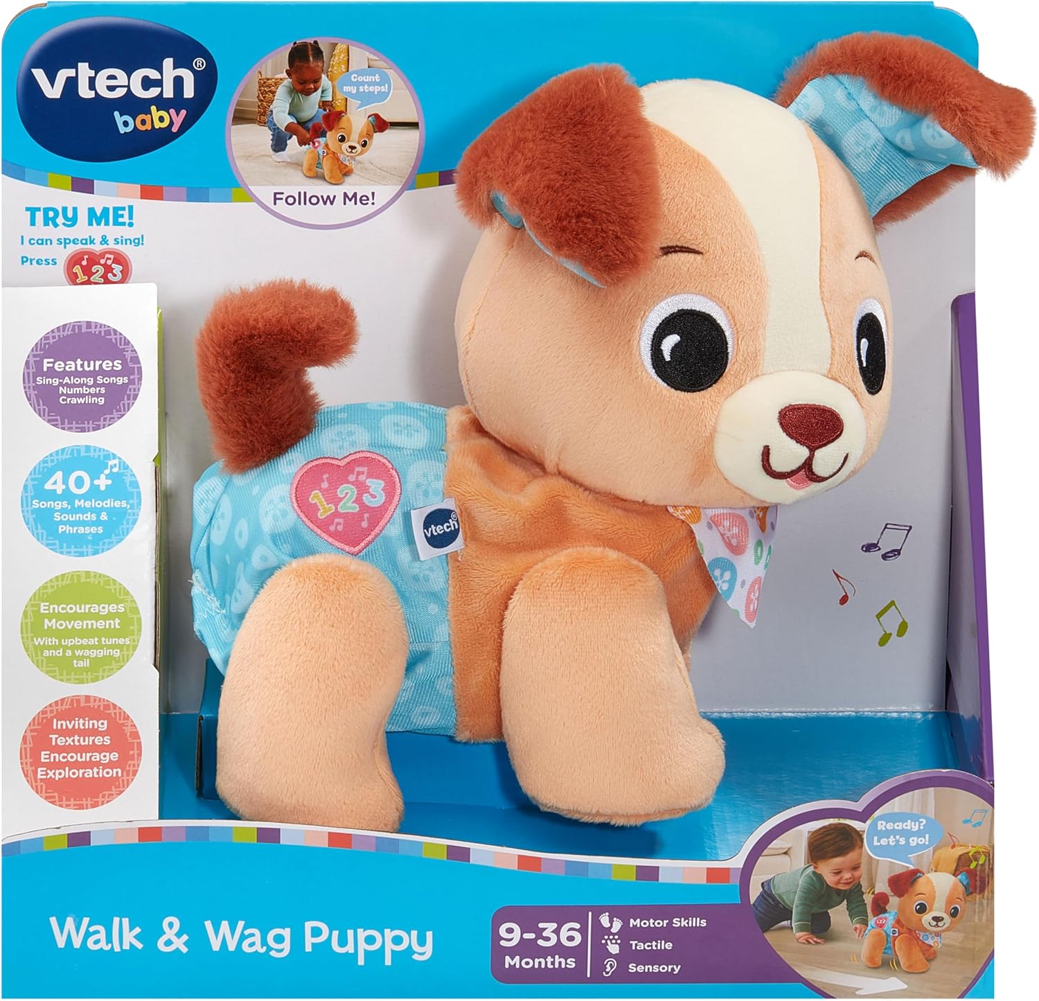 Baby Walk And Wag Puppy Soft Toy