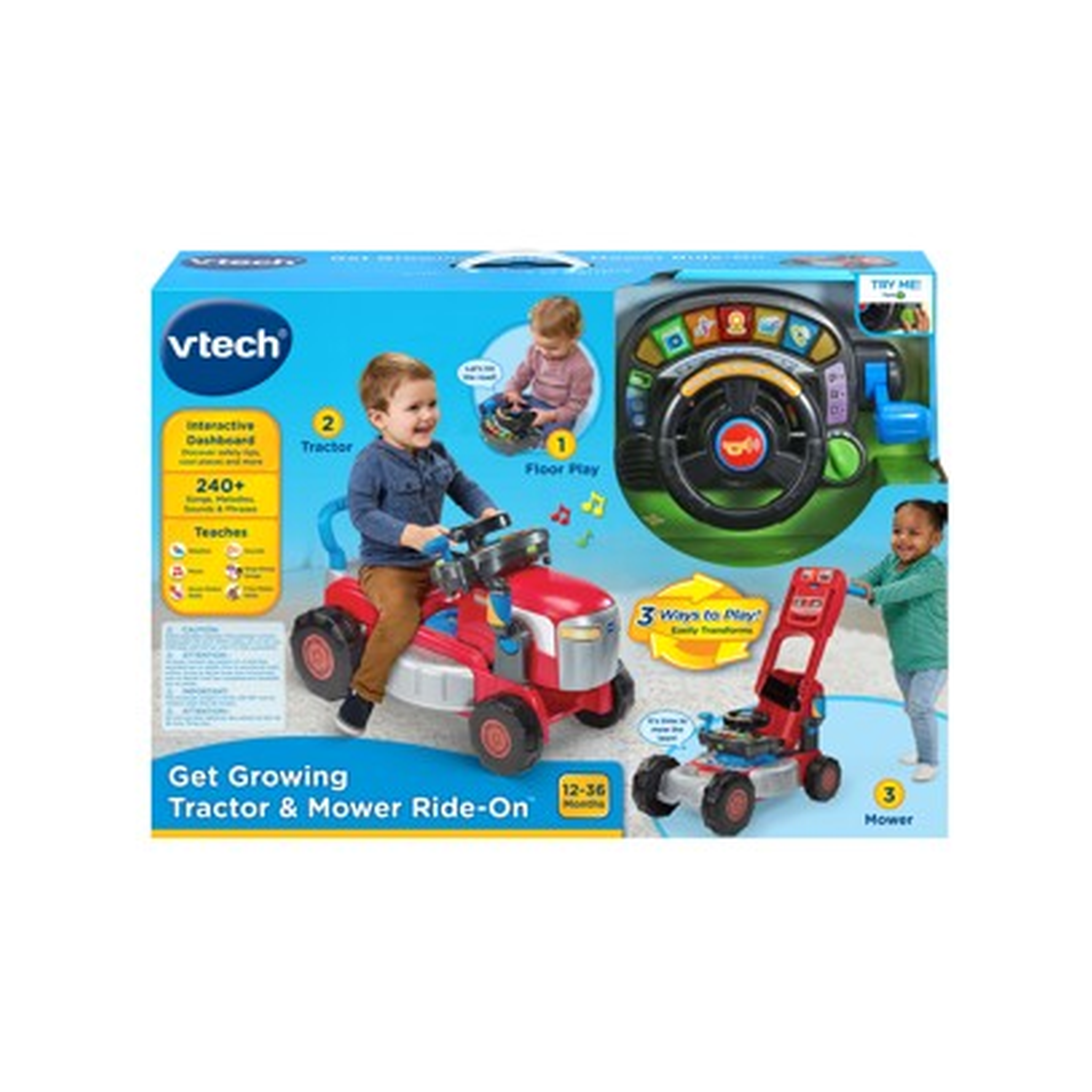 3-IN-1 MOW AND GROW TRACTOR