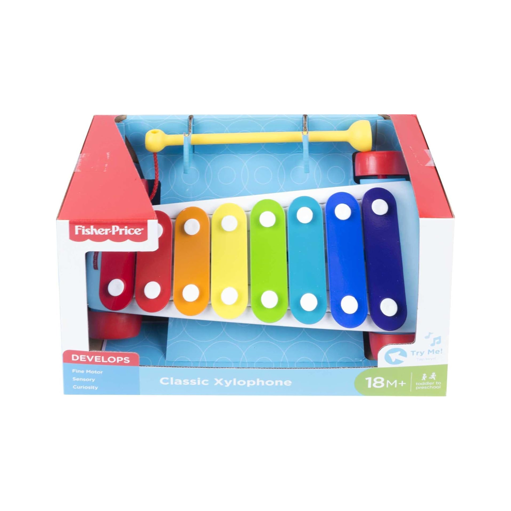 Fisher-Price Toddler Pull Toy, Classic Xylophone