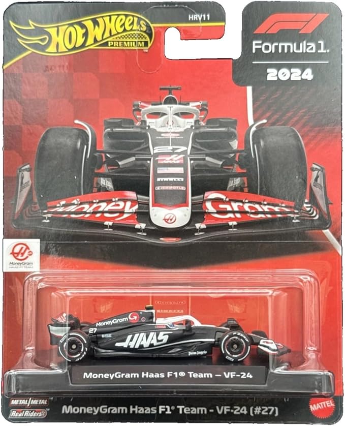 Hot Wheels 1:64 Scale Premium Die-Cast Formula 1 Collectible Toy Race Car