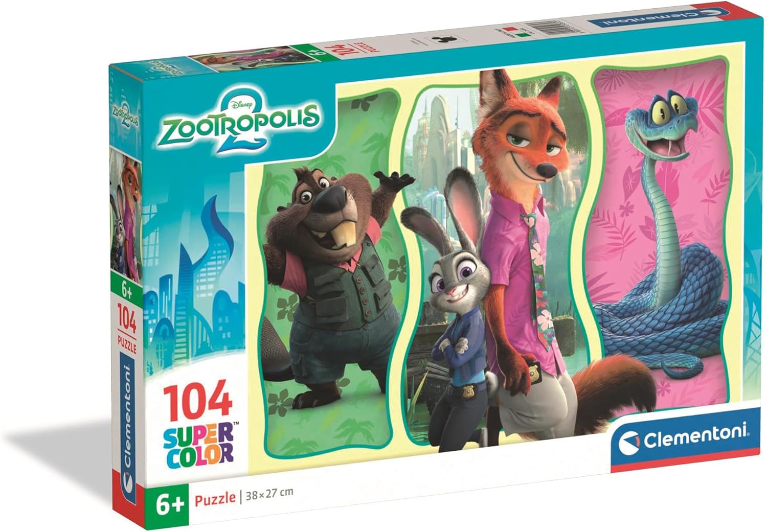 Clementoni Puzzle 104 pieces Zootopia 2