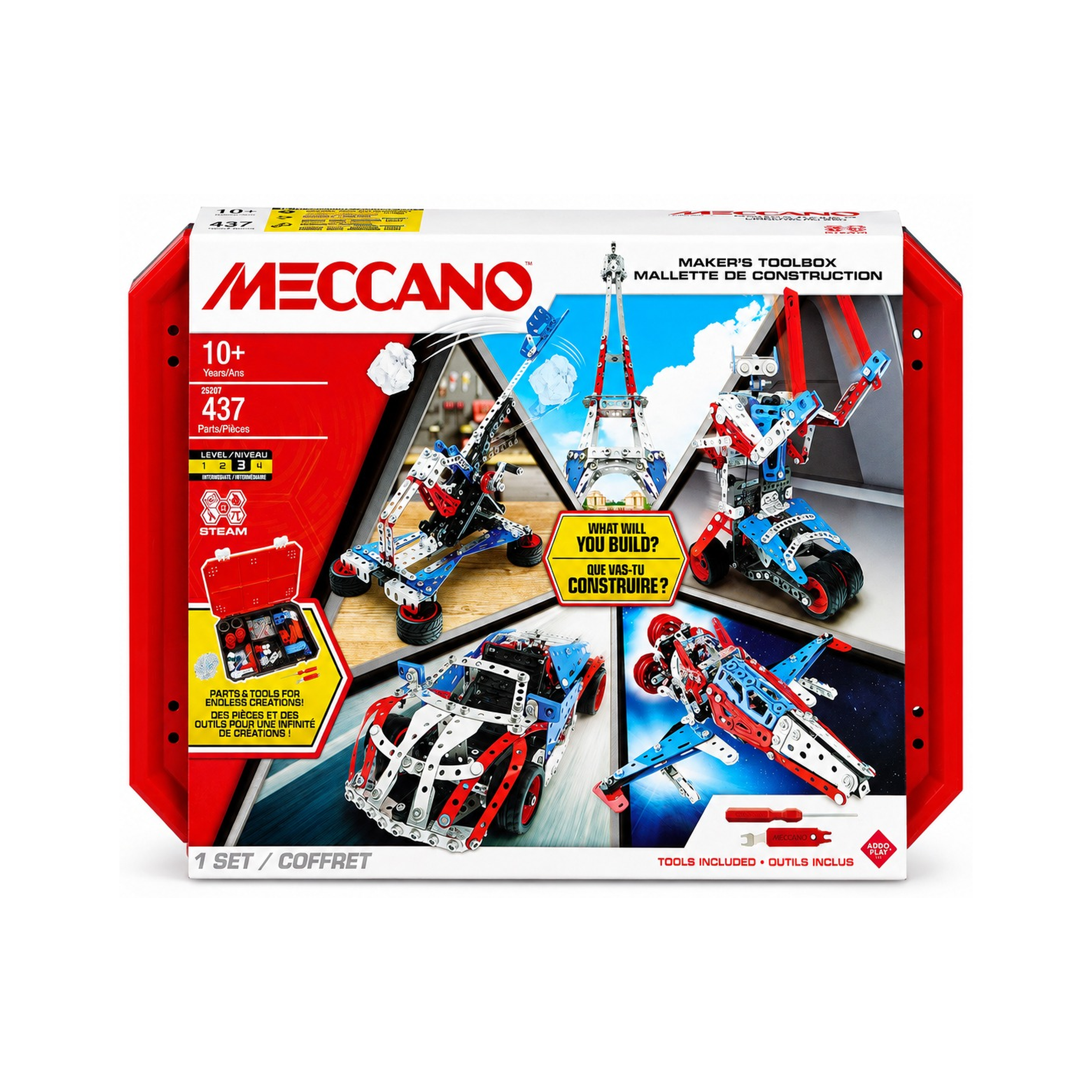 Meccano Maker's Toolbox Construction Set