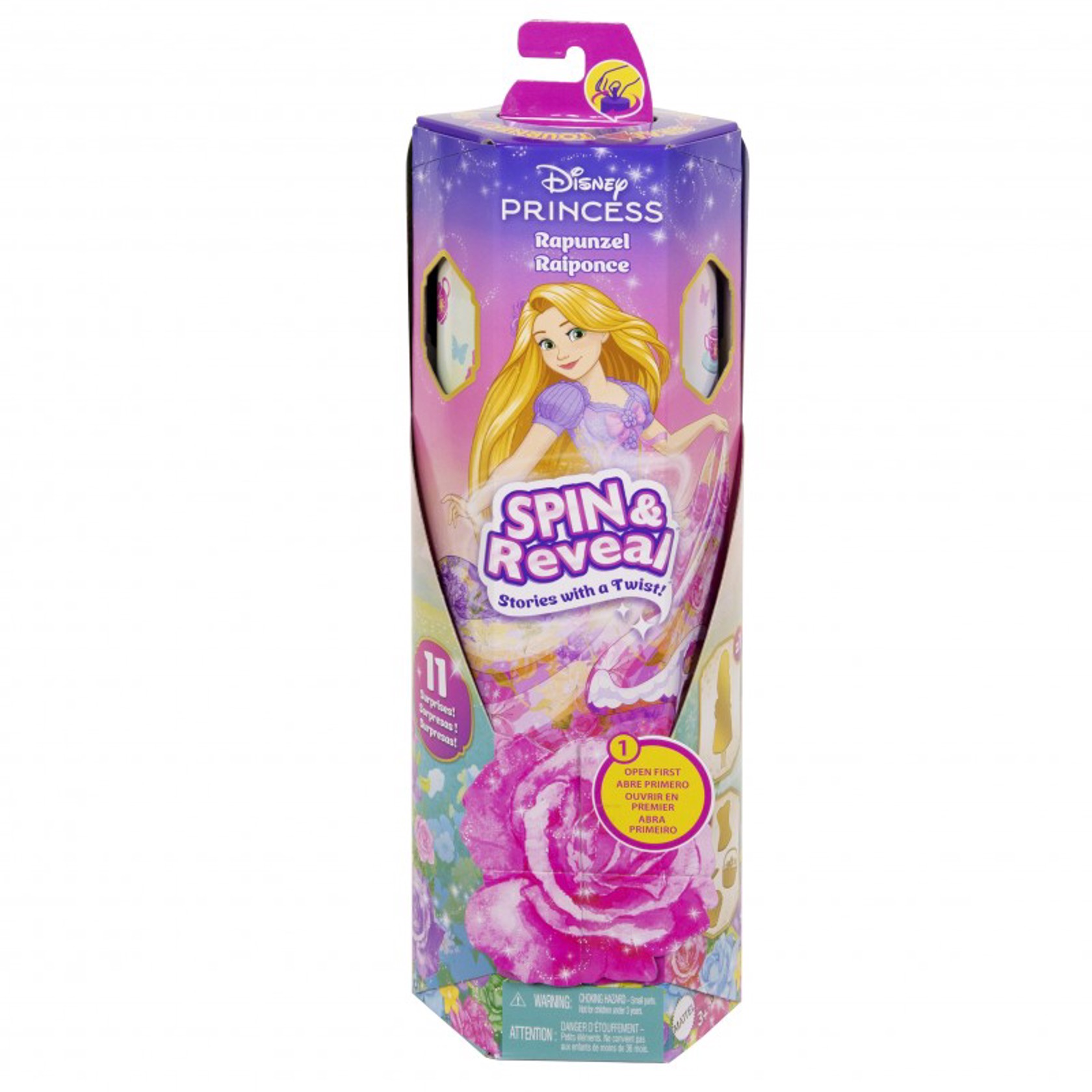 Kukla Mattel Disney Princess Spin Reveal HTV84, 5+ yaş, məhsul çeşiddə