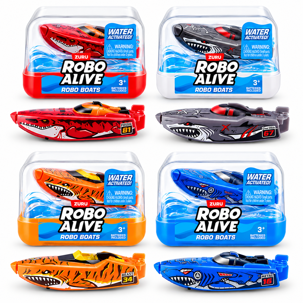 ZURU Robo Alive Boats assorted