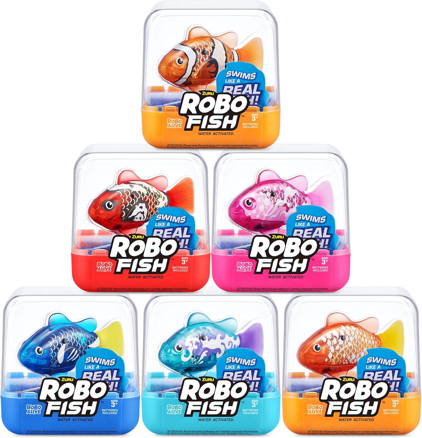 ZURU ROBO ALIVE Robotic Swimming Fish assorted