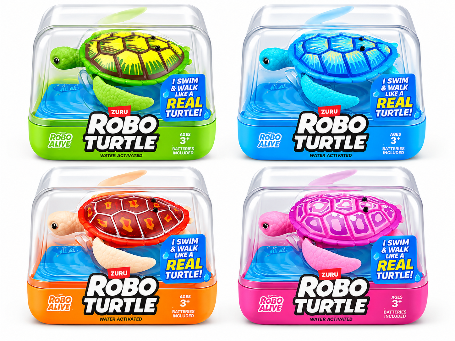 Robo Alive Robo Fish Robotic Swimming Turtle assorted