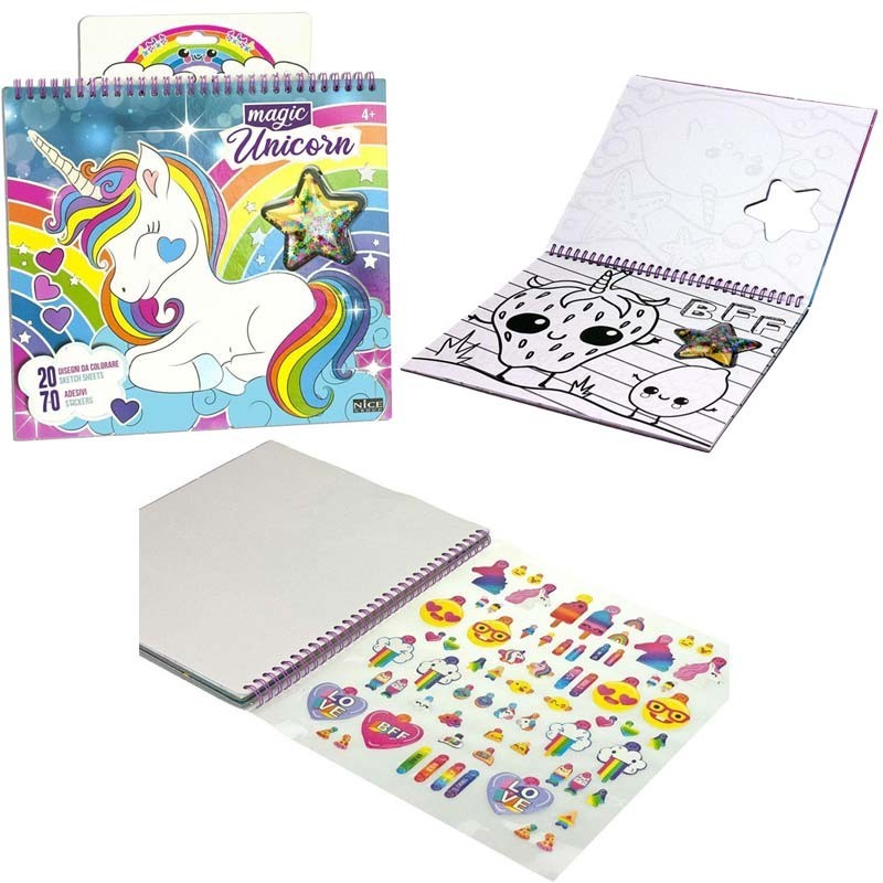 Girabrilla Book Magic Unicorn