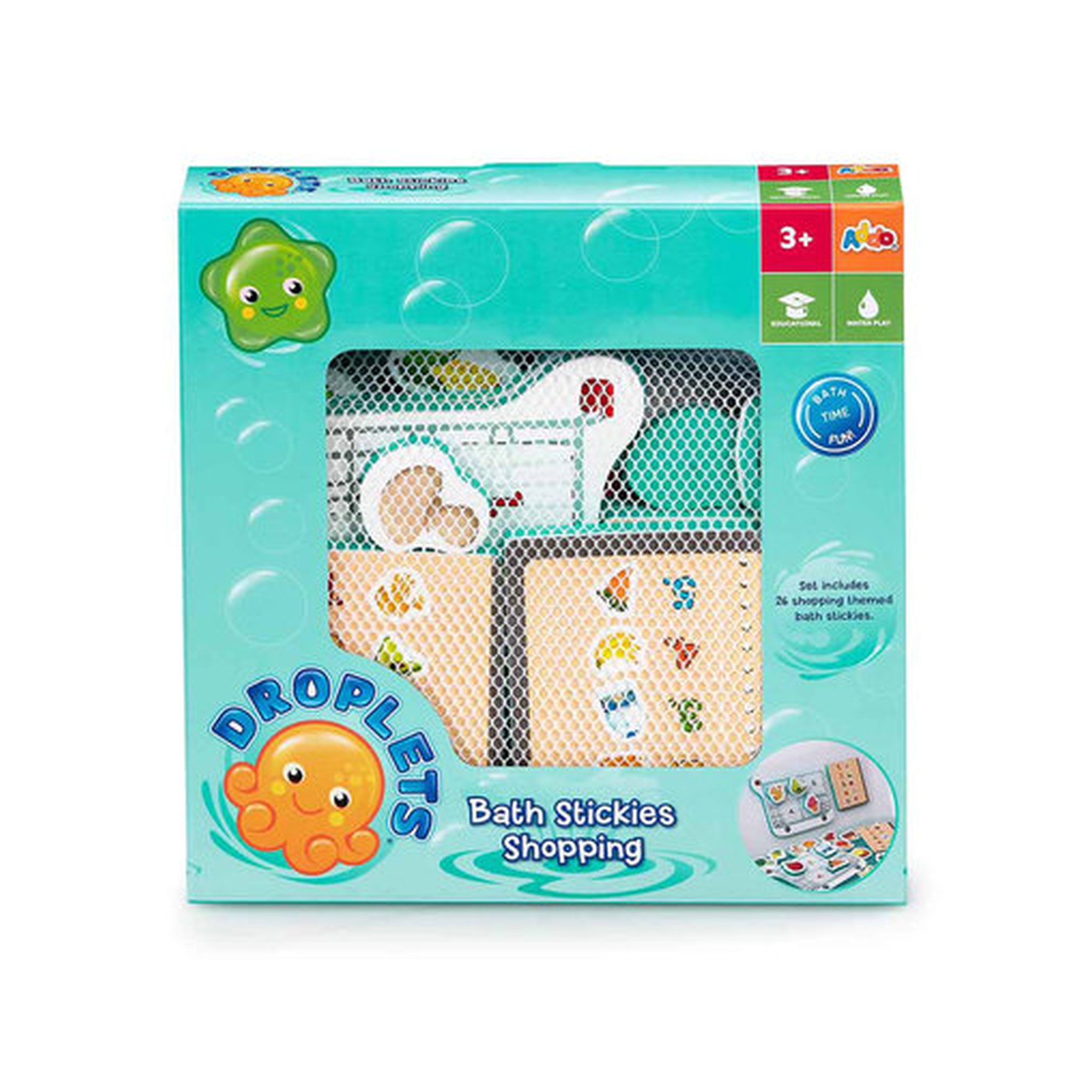 Yapışdırmalar hamam üçün Addo Play Bath Stickers Shopping, 3+