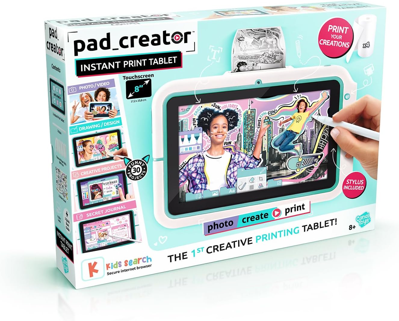 Pad Creator - The creative 6-in-1 tablet with heat pressure for children
