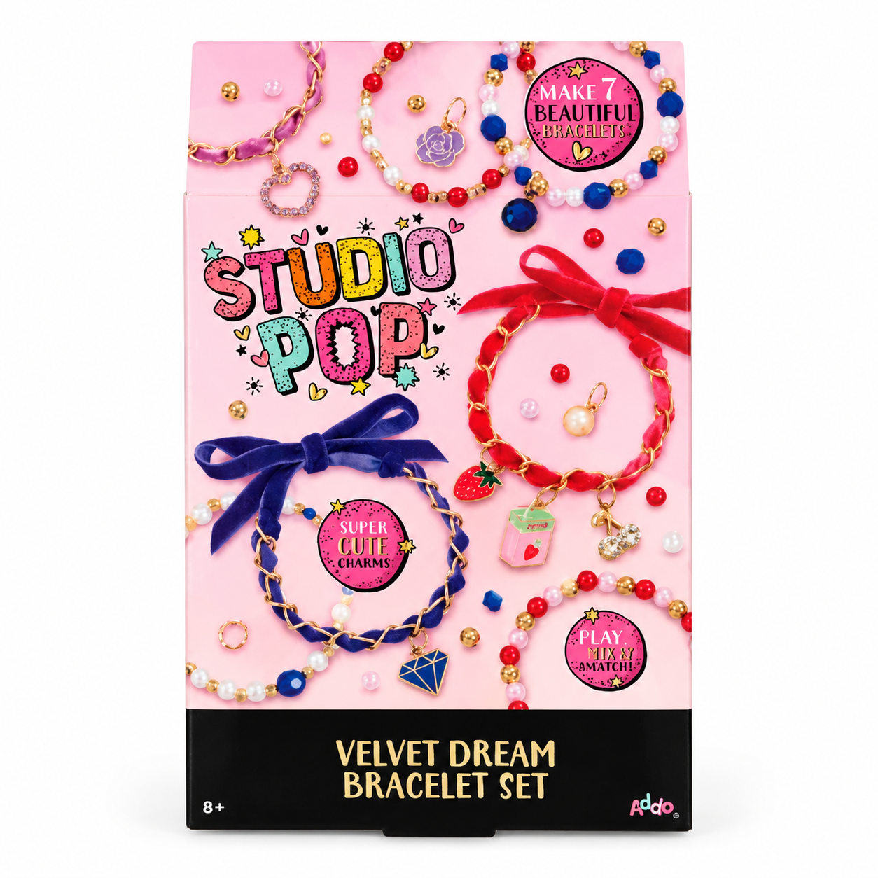 Studio Pop Velvet Dream Bracelet Craft Set for Kids