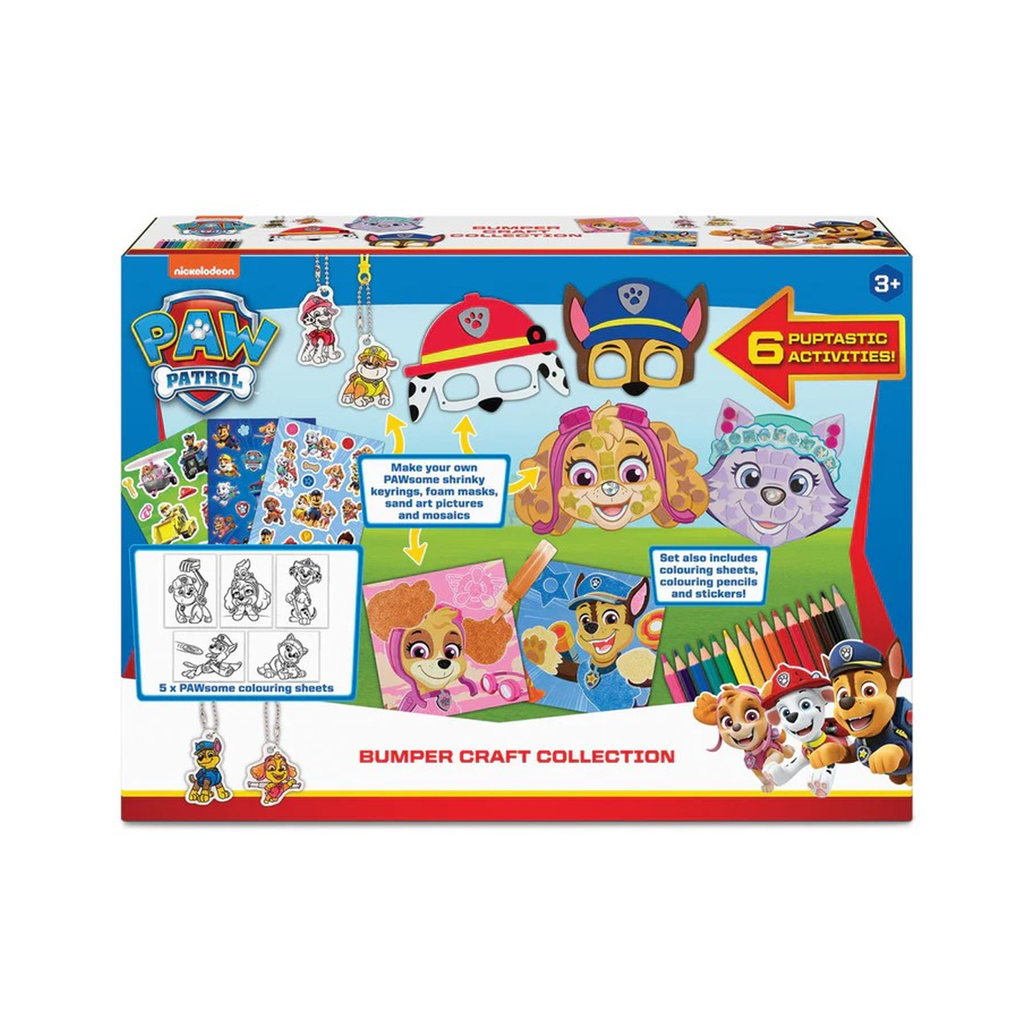 Paw Patrol Shrinky Keyrings Craft Set
