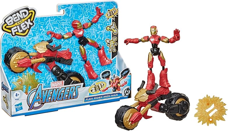 Avn Bend And Flex Flex Rider Iron Man