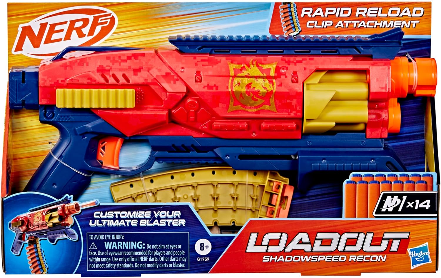 NERF LOADOUT SHADOWSPEED RECON