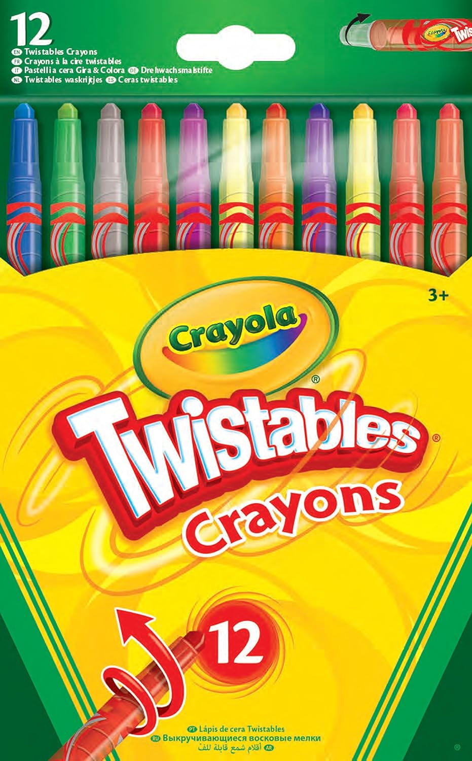 12 Twistable Crayons