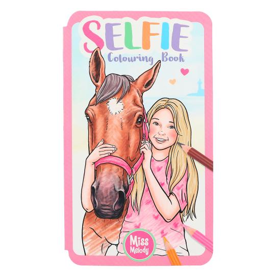 Rəngləmə albomu Motto Miss Melody Selfie Colouring KİTAB