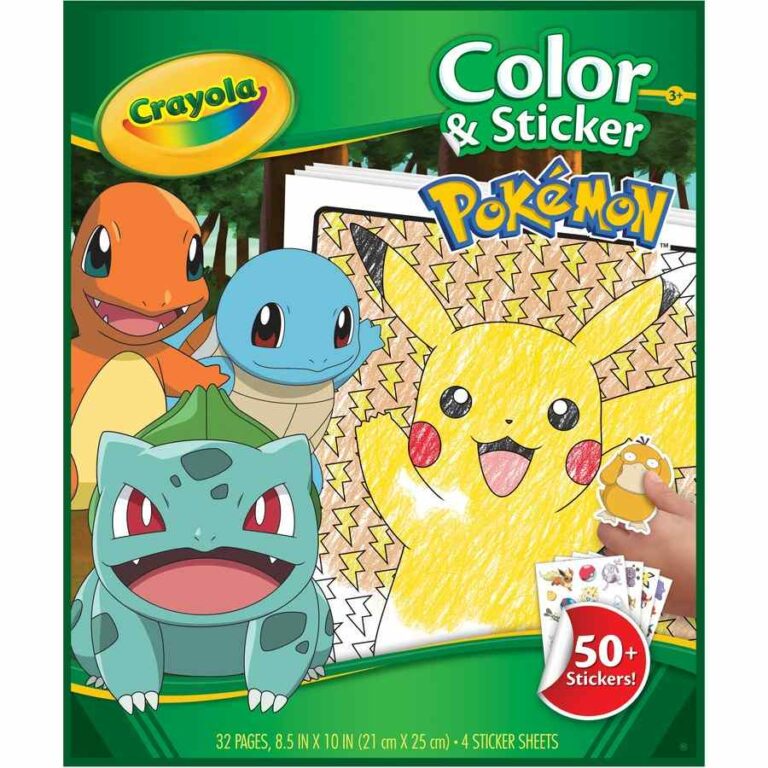 Crayola Pokémon Rəngləmə və Stiker Dəsti