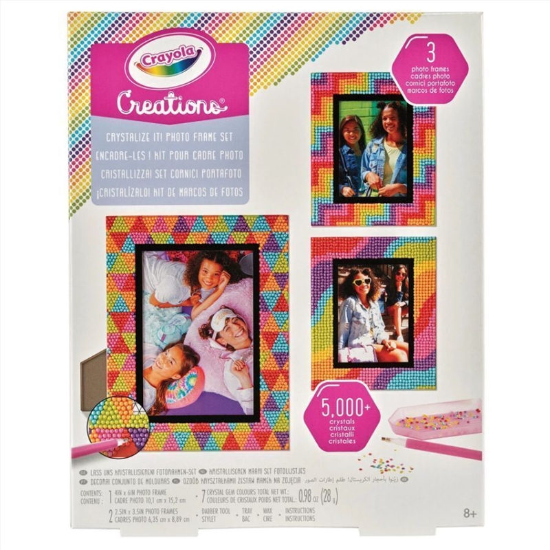 Crayola Creations Kristal Foto Çərçivə Dəsti