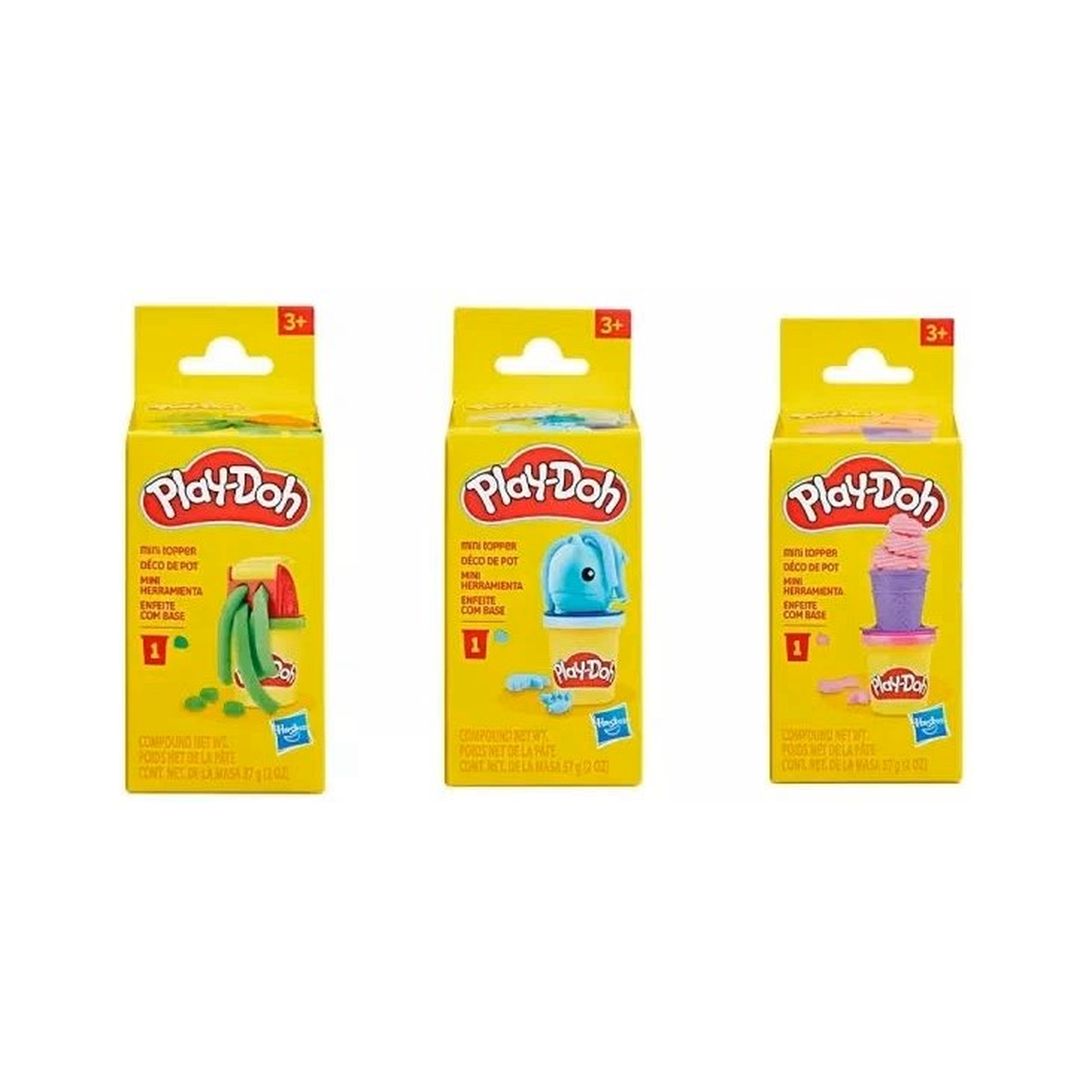 Hasbro Play-Doh Mini Toppers Plasticine With Accessory assorted