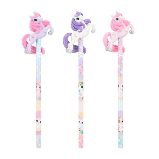 Ylvi Pencil with 3D Unicorn Topper assorted