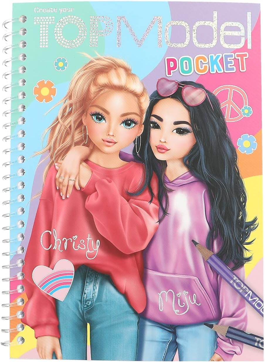 TOPModel  Pocket Colouring Book