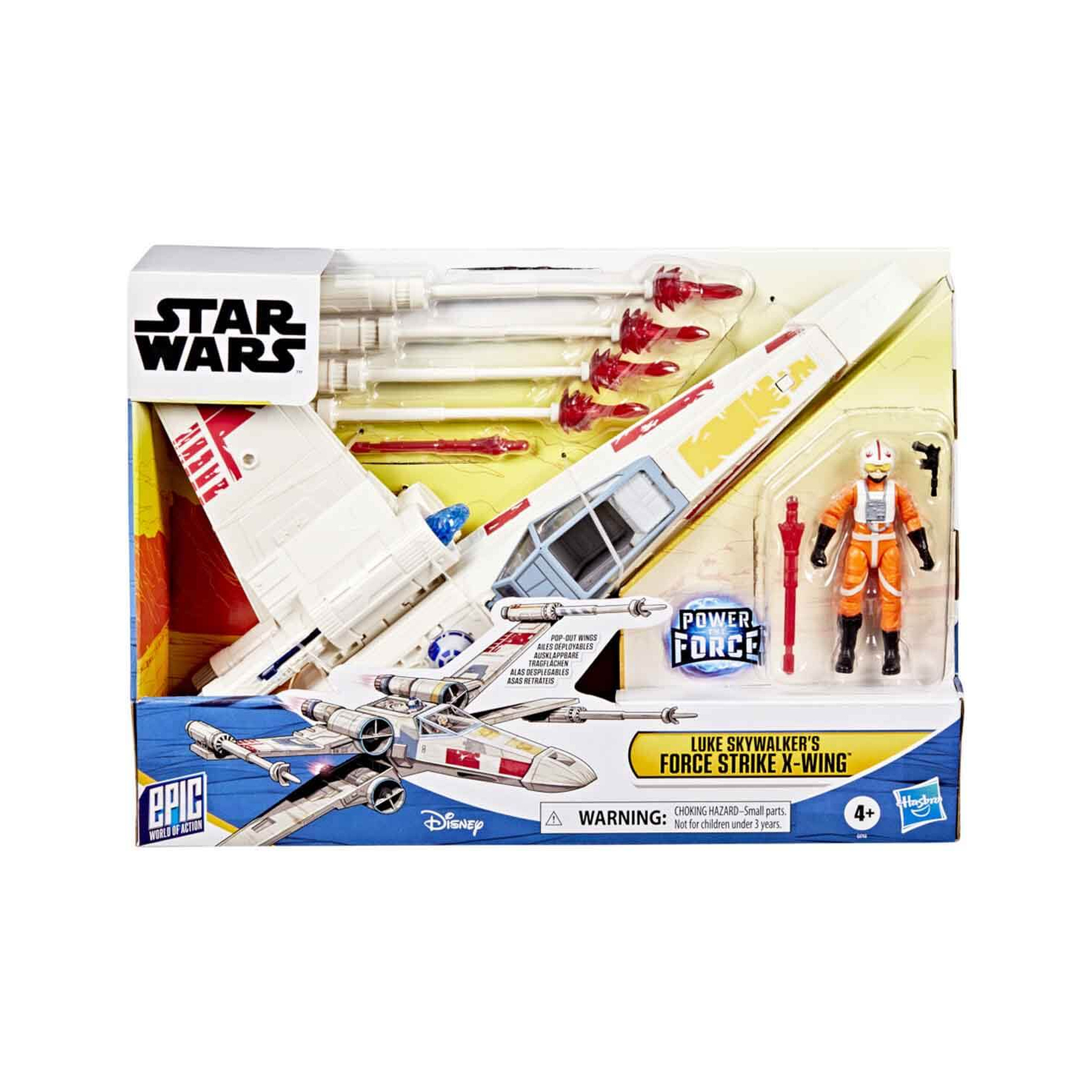 Luke Skywalker Force Strike X-Wing Power Epic World Action figure and ship