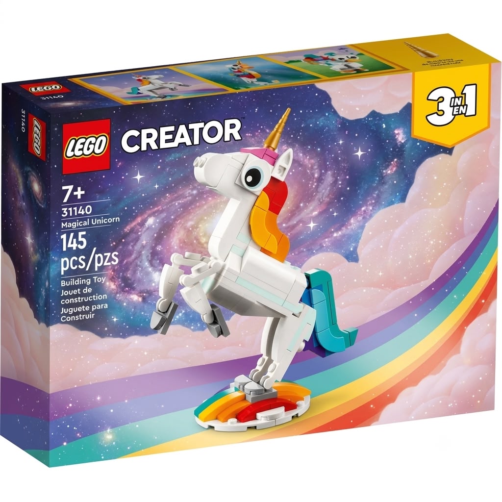 Konstruktor Lego Creator Magical Unicorn 31140, 7+ yaş, 145 hissə