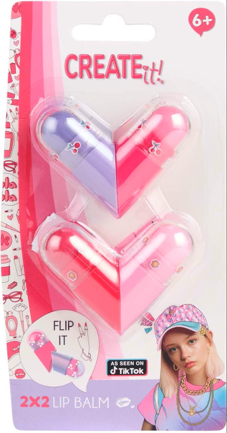 Create It! Beauty Lip Balm Flip Heart