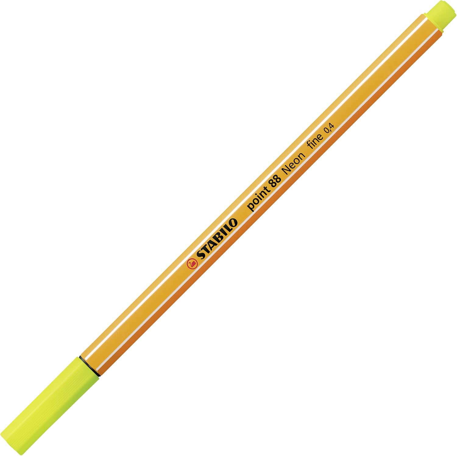 Kapilyar qələmi Stabilo point 88/24, 0.4 mm, Neon Yellow, İncə uclu