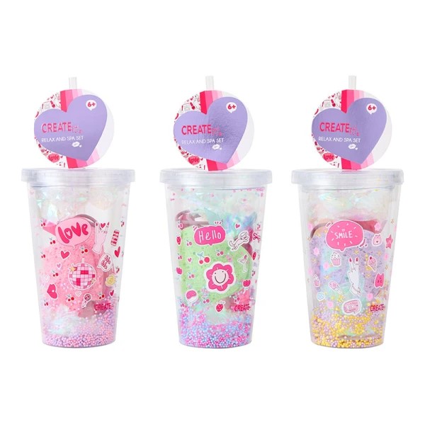 Create It Sipper Relax And Spa Set assorted