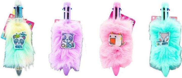 Cutie Crew 6-Color Pen Plush assorted